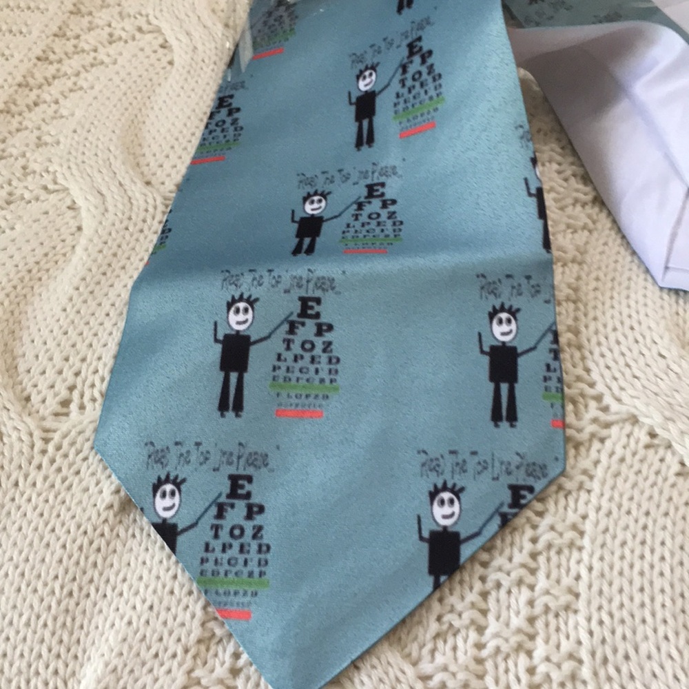 Dazzle optometrist necktie